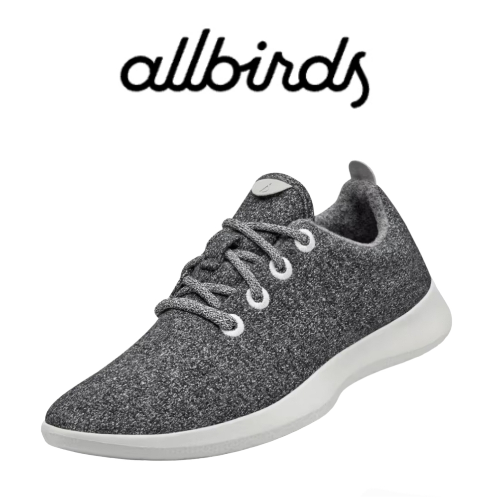 Allbirds Women's Wool Runners NZ Merino Natural Grey Size 10